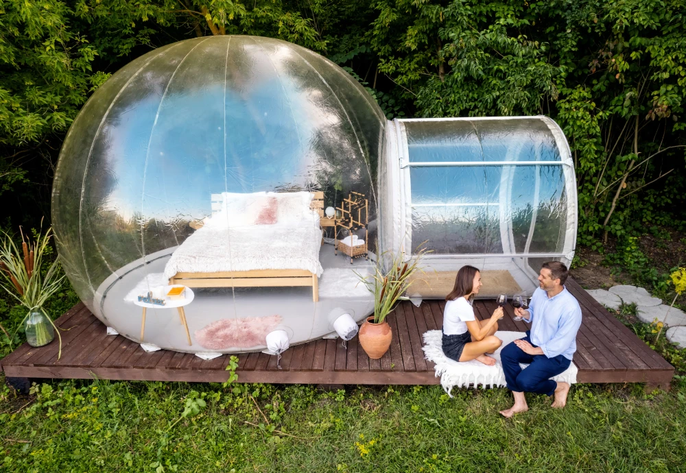 bubble tent glamping